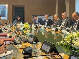 Lors de la réunion du conseil d'adminidtration de la Caisse Marocaine des Retraites (CMR), mardi 17 janvier 2023, à Rabat.