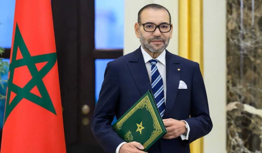 Le Roi Mohammed VI avant son discours à l'occasion de la fête du Trône, le 29 juillet 2025.