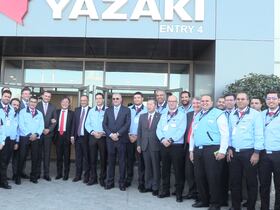 Ryad Mezzour, ministre du Commerce et de l’Industrie, a inauguré une nouvelle usine du groupe japonais Yazaki, mercredi 28 septembre 2022, à Kénitra.