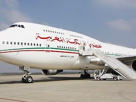 Un avion de la Royal Air Maroc.