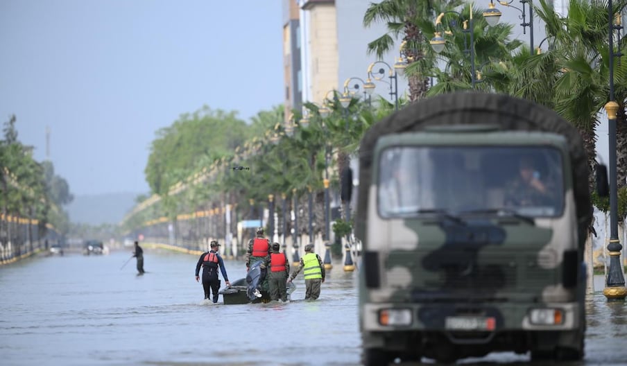 Inondations à Ksar El Kébir