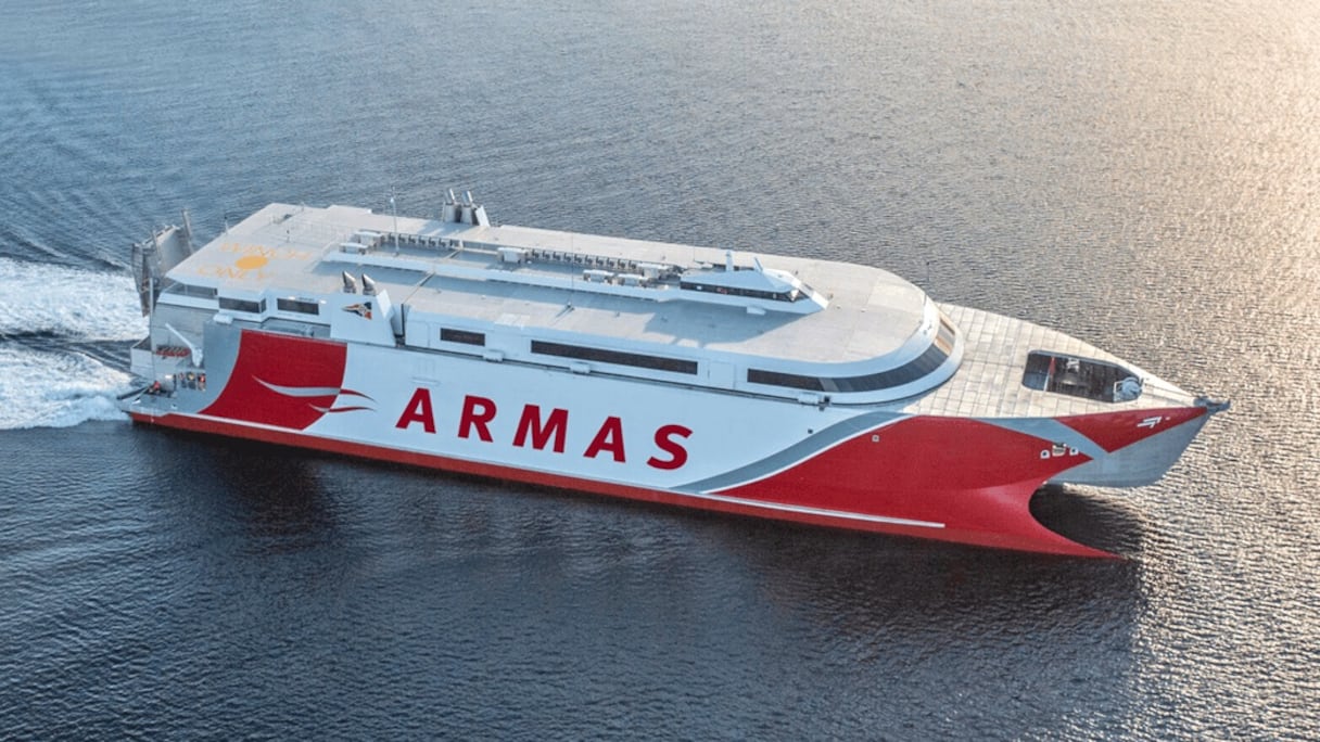 Un navire de la compagnie Armas.