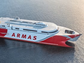 Un navire de la compagnie Armas.