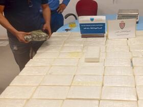 Une partie de la cocaïne saisie samedi 4 octobre 2025 à El Guerguerat.