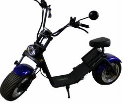 Un modèle parmi d'autres de trottinette électrique.