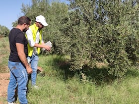 Une visite d'évaluation effectuée par un acteur du programme Al Moutmir à Kelaa Des Seraghna.