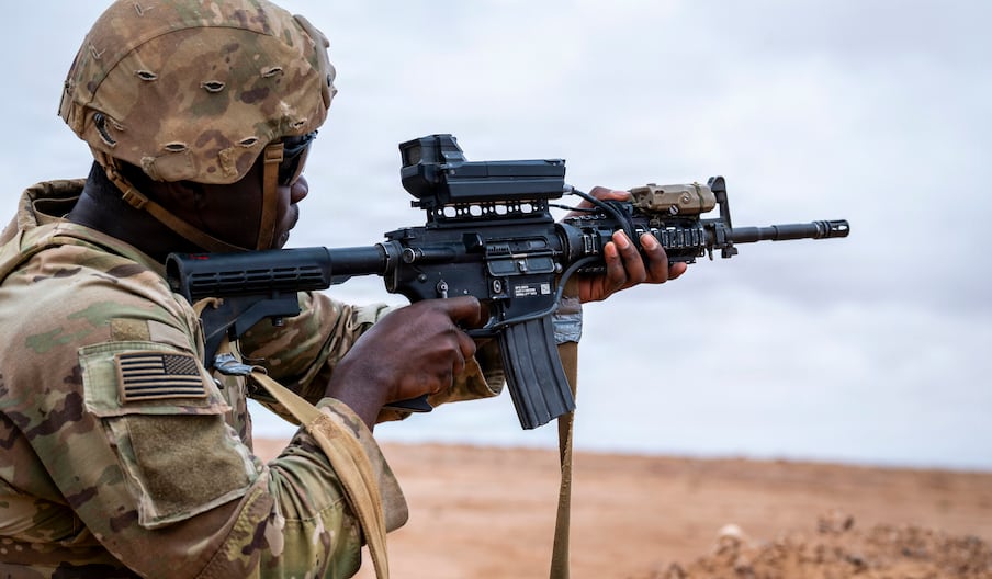 US Soldiers conduct autonomous tactical vehicle live-fire exercise, advancing unmanned innovation during African Lion 26