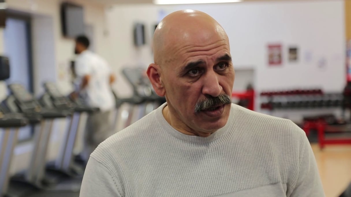 L'acteur et boxeur belgo-marocain Abdelkrim Qissi.