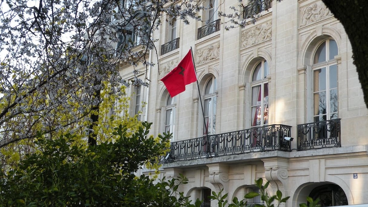 Le siège de l'ambassade du Maroc à Paris.