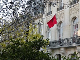 Le siège de l'ambassade du Maroc à Paris.