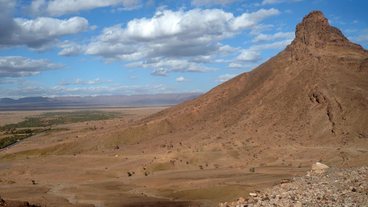 Une montagne dans la région de Zagora.