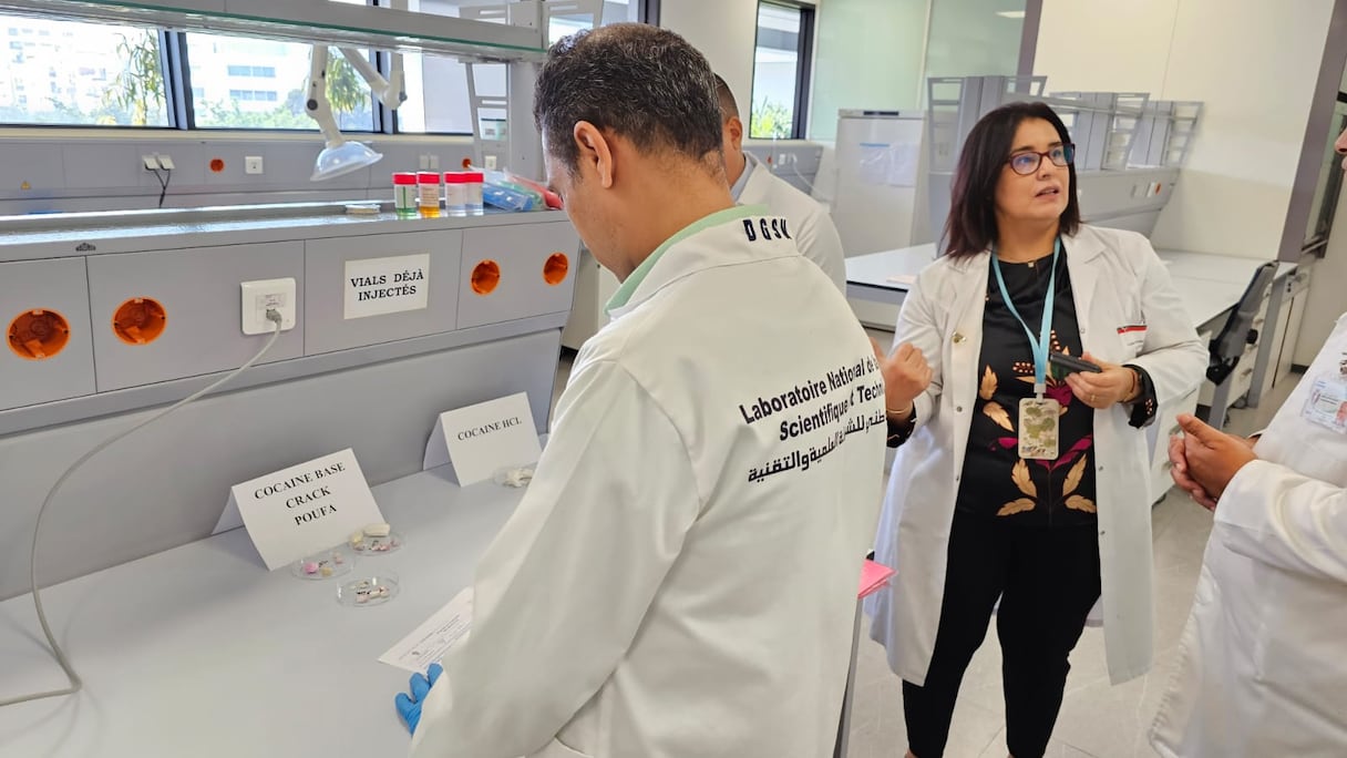 رئيسة المختبر الوطني للشرطة العلمية والتقنية بالدار البيضاء،العميد الممتاز حكيمة يحيا