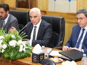 Khalid Ait Taleb, ministre de la Santé et de la protection sociale, lors des consultations avec les partenaires sociaux du ministère portant sur la révision de la Tarification nationale de référence.