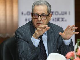 Mohand Laenser, secrétaire général du Mouvement populaire.