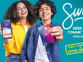 SWIPE, une nouvelle offre bancaire lancée par la BCP et réservée aux jeunes de 12-17 ans.