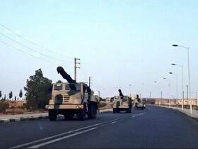 Les camions équipés d’un système d’artillerie (CAESar) au Maroc.