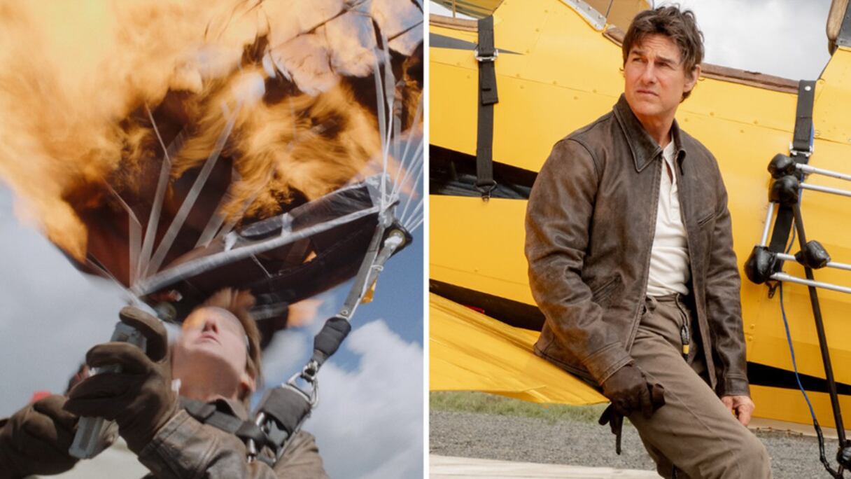 La cascade de Tom Cruise réalisée lors du tournage de "Mission Impossible 8" qui lui a valu d'entrer à nouveau dans le livre des records.