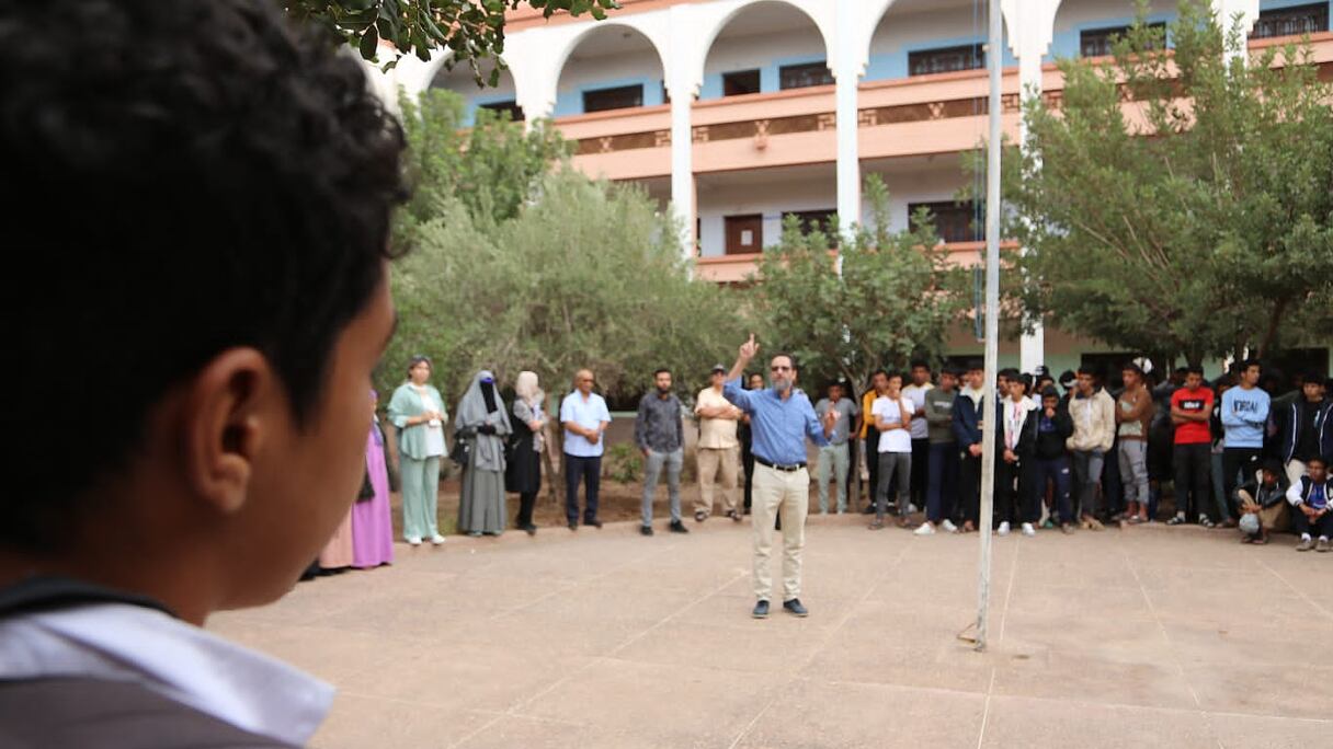 A Marrakech, reprise des cours aux lycées Mohammed V et Ben Youssef ayant accueilli les élèves en provenance des communes touchées par le séisme à Al Haouz.