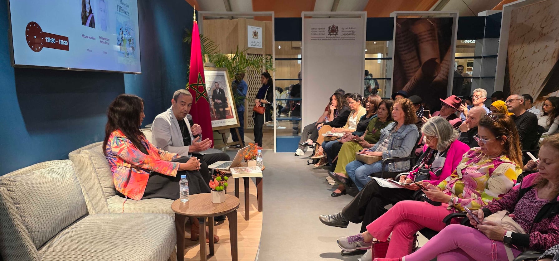 Mouna Hachim présente les "100 Marocains qui ont fait l’Histoire" au SIEL