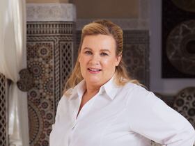 La Cheffe Hélène Darroze au Royal Mansour de Marrakech.
