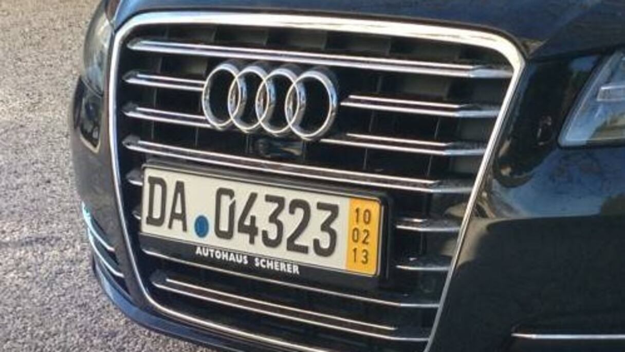 Véhicules immatriculés à l'étranger.