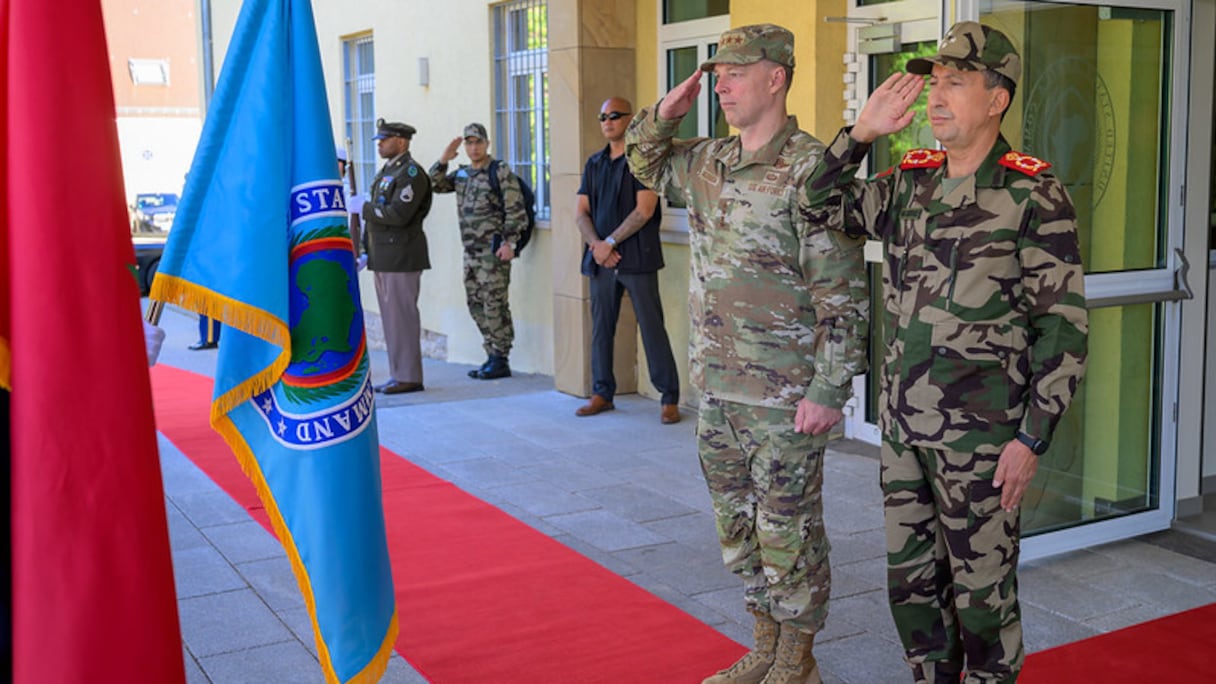 Entraînement militaire au Maroc