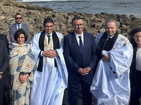 Au centre, Rachida Dati et Mehdi Bensaid.