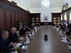 Lors de la première réunion de la commission interministérielle en charge de la gestion des effets du séisme qui a frappé le Maroc.