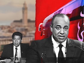 Saïd Naciri (premier plan) et Abdenbi Bioui.