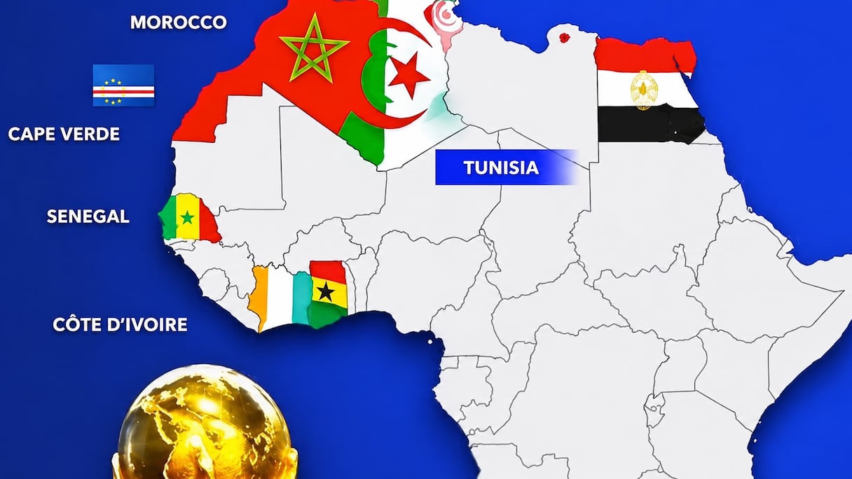 Capture d'écran de la séquence diffusée par la chaîne publique tunisienne El Wataniya affichant une carte du Maroc incluant le territoire du Sahara oriental.
