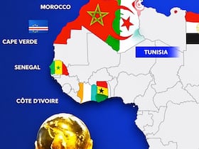 Capture d'écran de la séquence diffusée par la chaîne publique tunisienne El Wataniya affichant une carte du Maroc incluant le territoire du Sahara oriental.