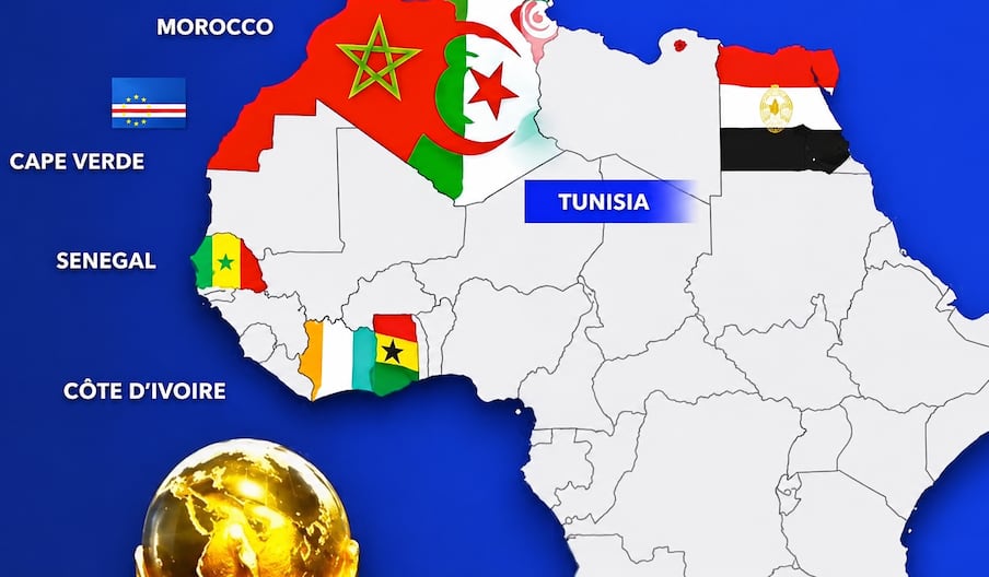 Capture d'écran de la séquence diffusée par la chaîne publique tunisienne El Wataniya affichant une carte du Maroc incluant le territoire du Sahara oriental.