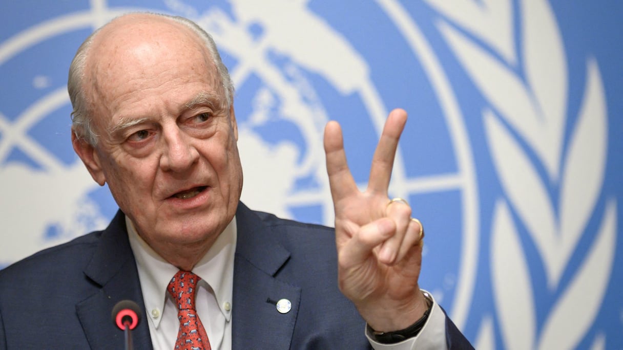 L’envoyé personnel du secrétaire général de l’ONU au Sahara, Staffan de Mistura.