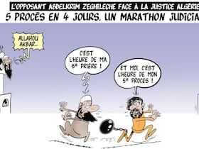Dessin de Ghilas Aïnouche.