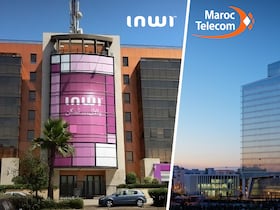 Les sièges sociaux d'Inwi et de Maroc Telecom.