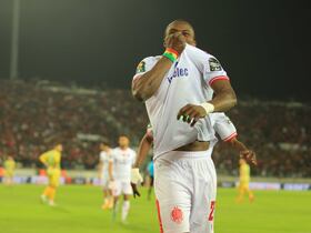 Bouly Junior Sambou, attaquant du Wydad de Casablanca.