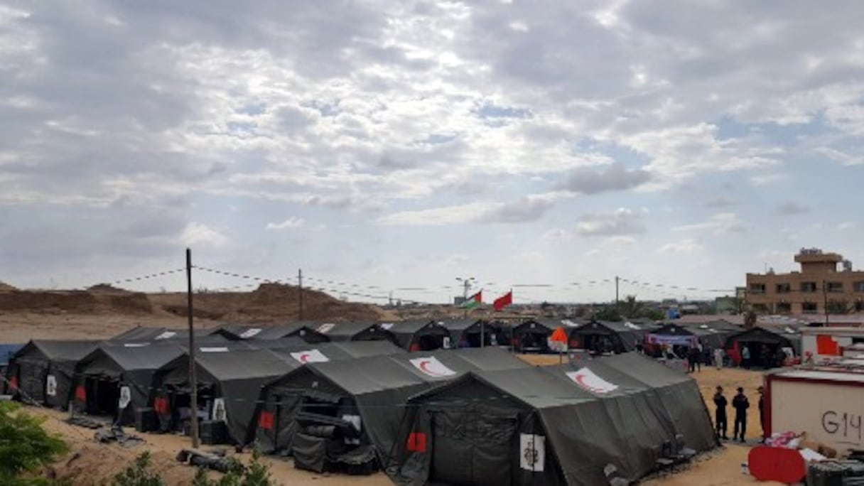 Un hôpital de campagne (Archives).