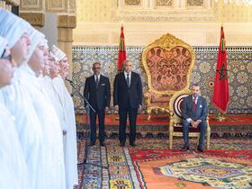 Le roi Mohammed VI recevant, mercredi 23 octobre 2024, de nouveaux walis et gouverneurs.