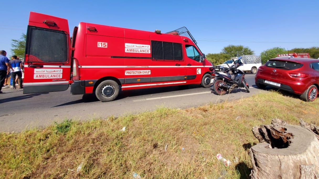 صورة تعبيرية . سيارة إسعاف