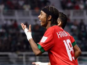 Mohamed Hamony, attaquant des Lionceaux de l'Atlas