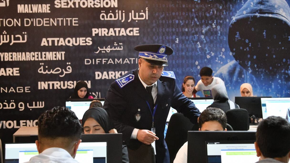 Lors de l'édition 2024 des Journées portes ouvertes de la DGSN à Agadir.