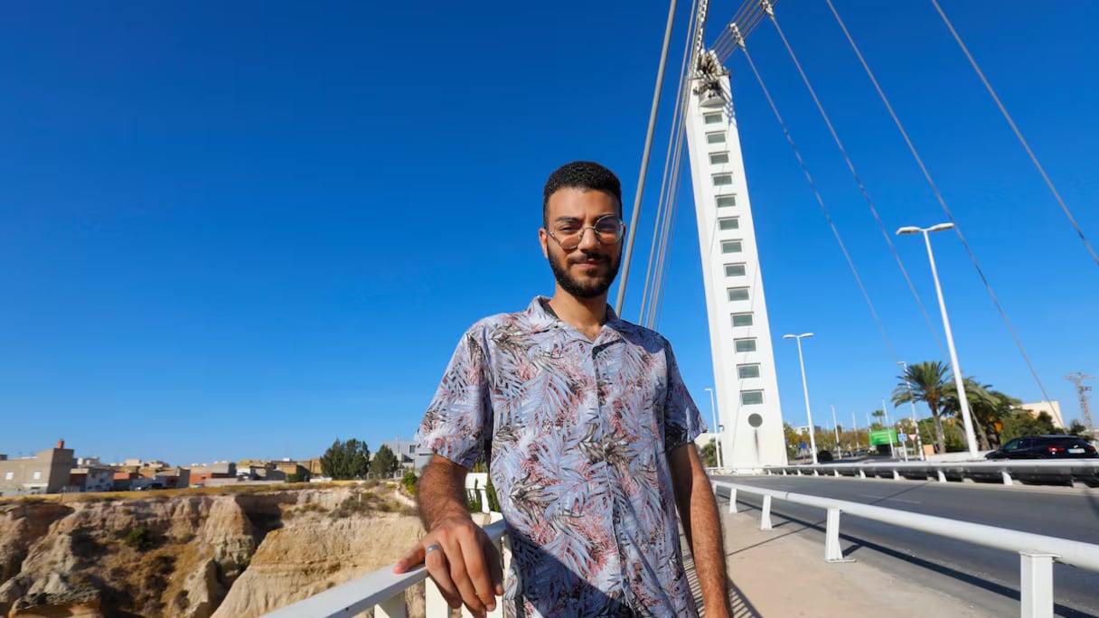 Marouane Abatouy, étudiant marocain de 21 ans, à Elche, en Espagne.