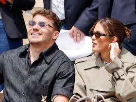 Miss France et Miss Univers 2016, Iris Mittenaere, et Antoine Dupont, capitaine du XV de France.