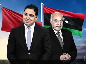 Nasser Bourita, ministre des Affaires étrangères et Ahmed Attaf, son homologue algérien.