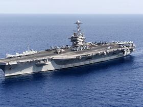 Le porte-avions américain Harry S. Truman.