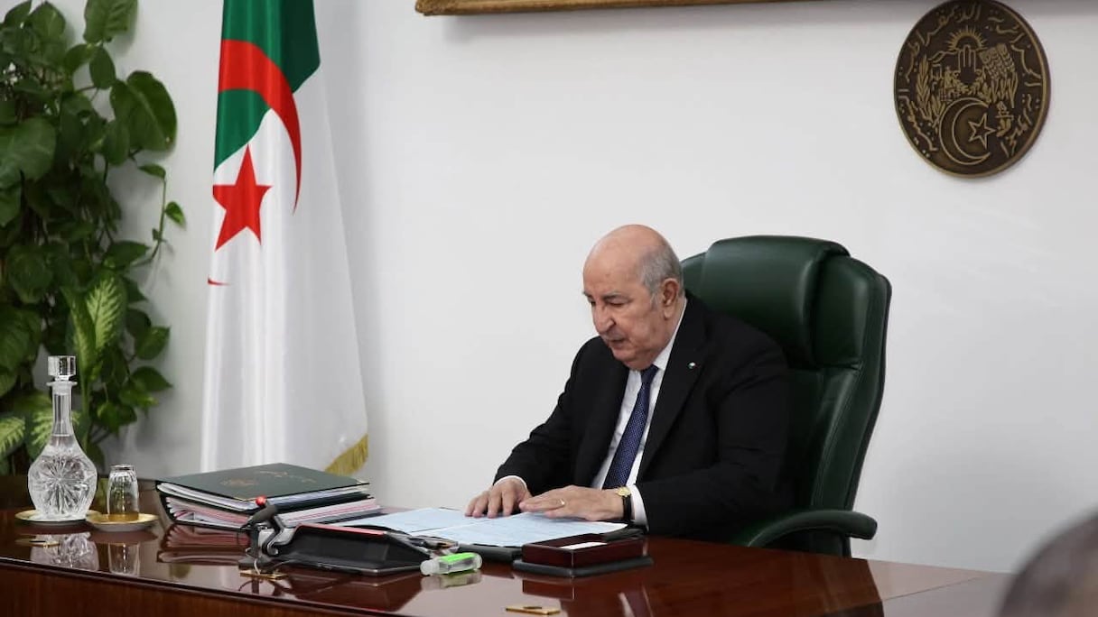 Le président algérien Abdelmadjid Tebboune.