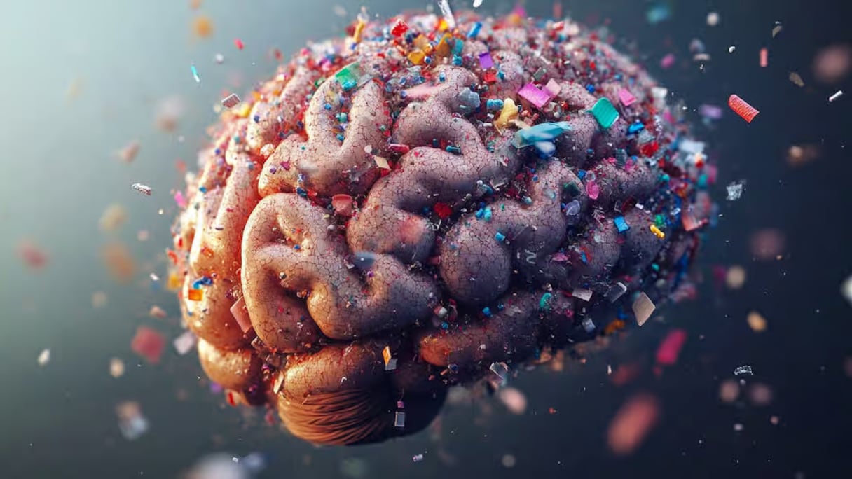 Les microplastiques de plus en plus présents dans le cerveau humain.