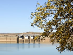 Le Barrage Lalla Takerkoust dans la province d'Al Haouz.