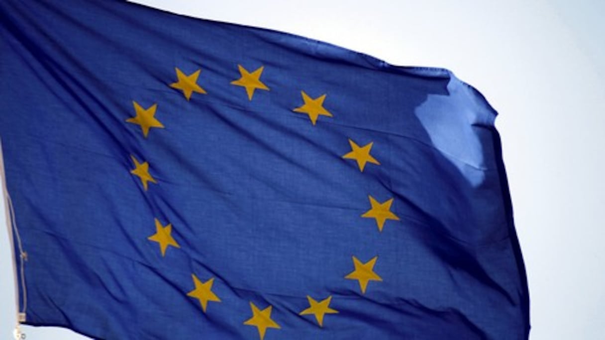 Le drapeau de l'Union européenne.