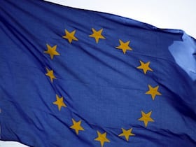 Le drapeau de l'Union européenne.